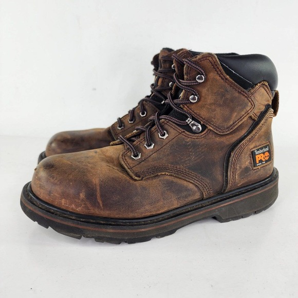Timberland Other - Timberland PRO Men's 6" Pit Boss Steel Toe US 9.5 Brown Industrial Work Boot